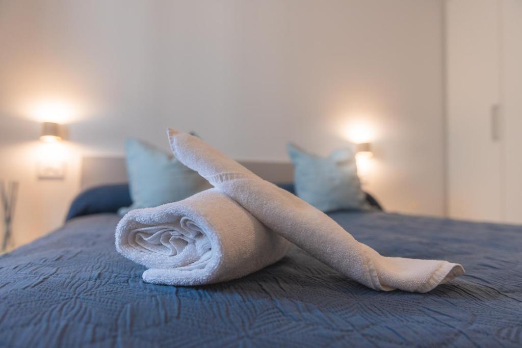 Postel nebo postele na pokoji v ubytování I GELSI B&B
