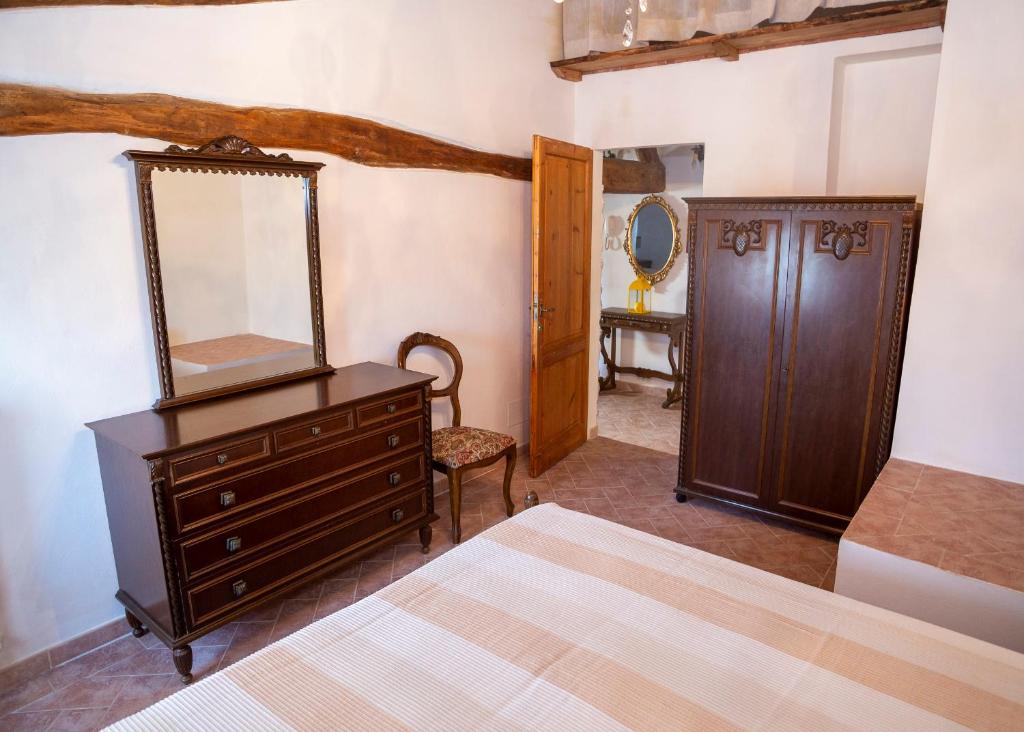 Postel nebo postele na pokoji v ubytování Antica Tinaia