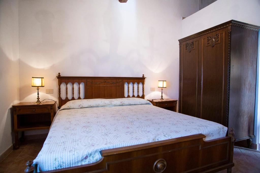 Postel nebo postele na pokoji v ubytování Antica Tinaia