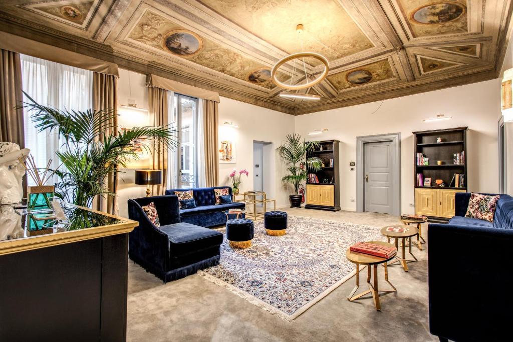 Posezení v ubytování Martius Private Suites Hotel