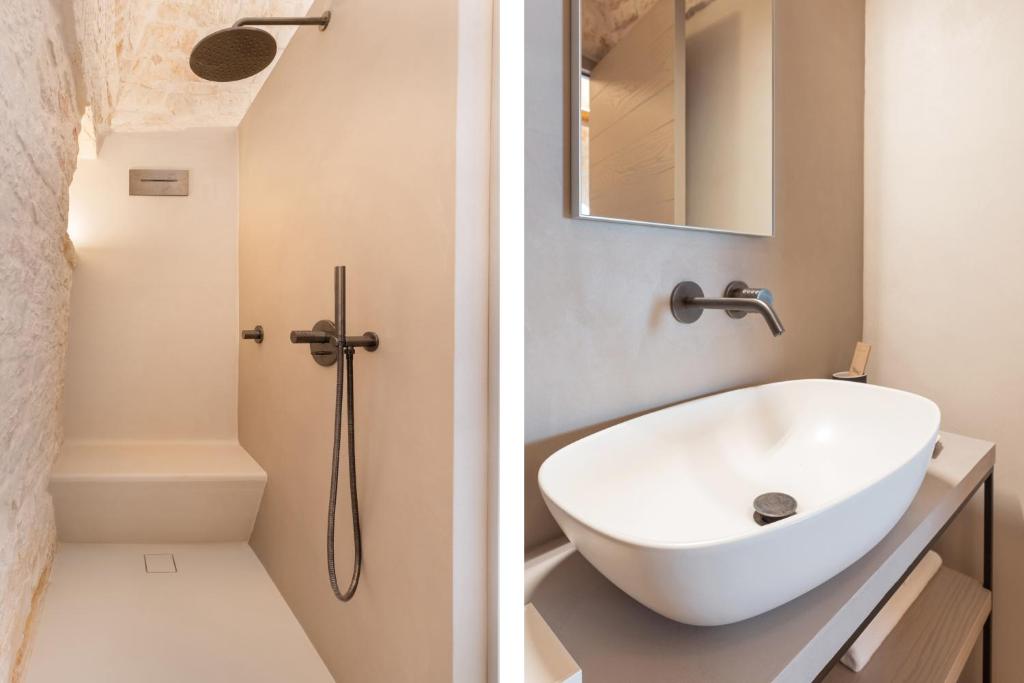 Kúpeľňa v ubytovaní Suite21 - The Trulli Experience