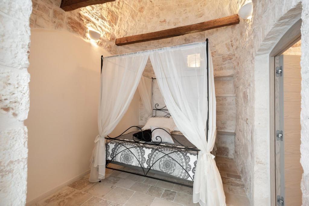 Posteľ alebo postele v izbe v ubytovaní Suite21 - The Trulli Experience