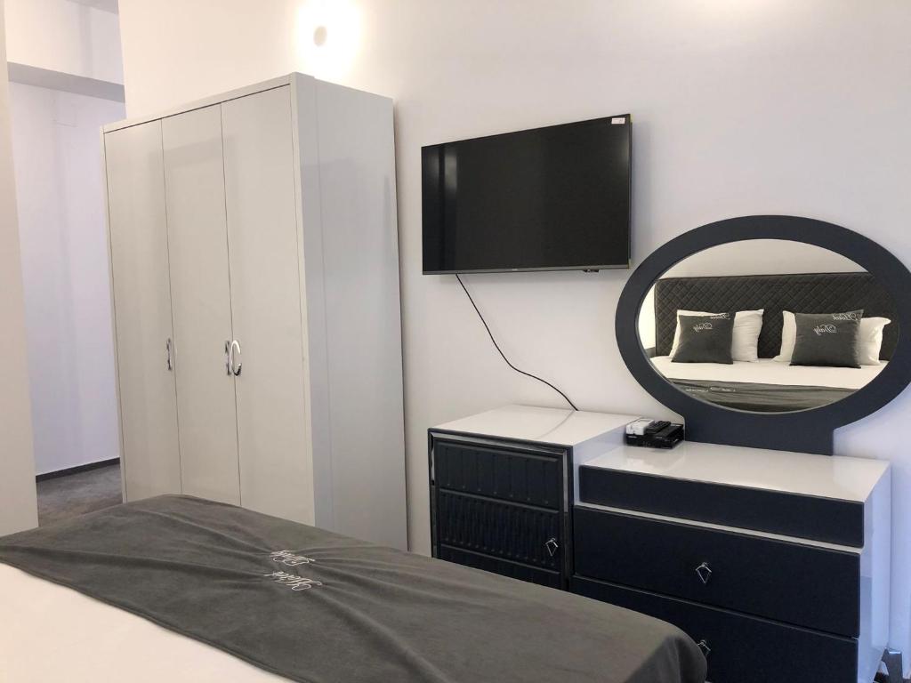 Postel nebo postele na pokoji v ubytování Hotel Daly