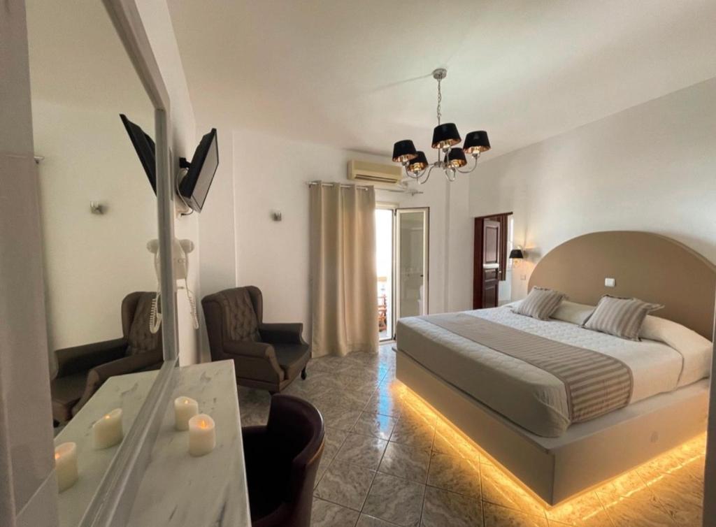 Postel nebo postele na pokoji v ubytování Danae Villa