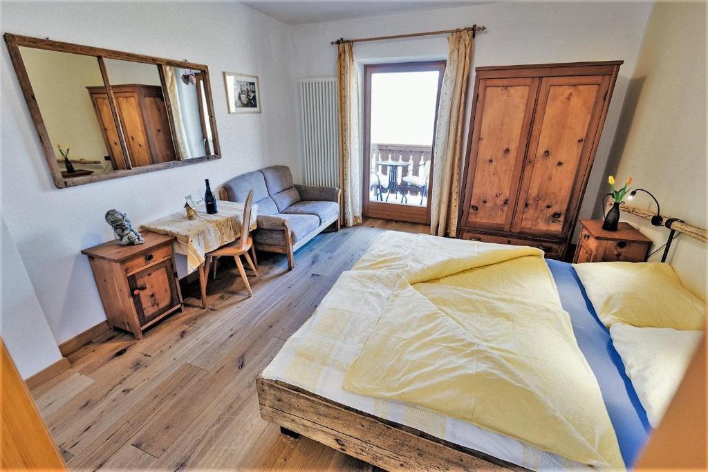Posteľ alebo postele v izbe v ubytovaní Koflhof Urlaub auf dem Bauernhof