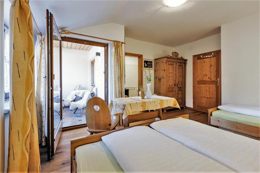 Posteľ alebo postele v izbe v ubytovaní Koflhof Urlaub auf dem Bauernhof