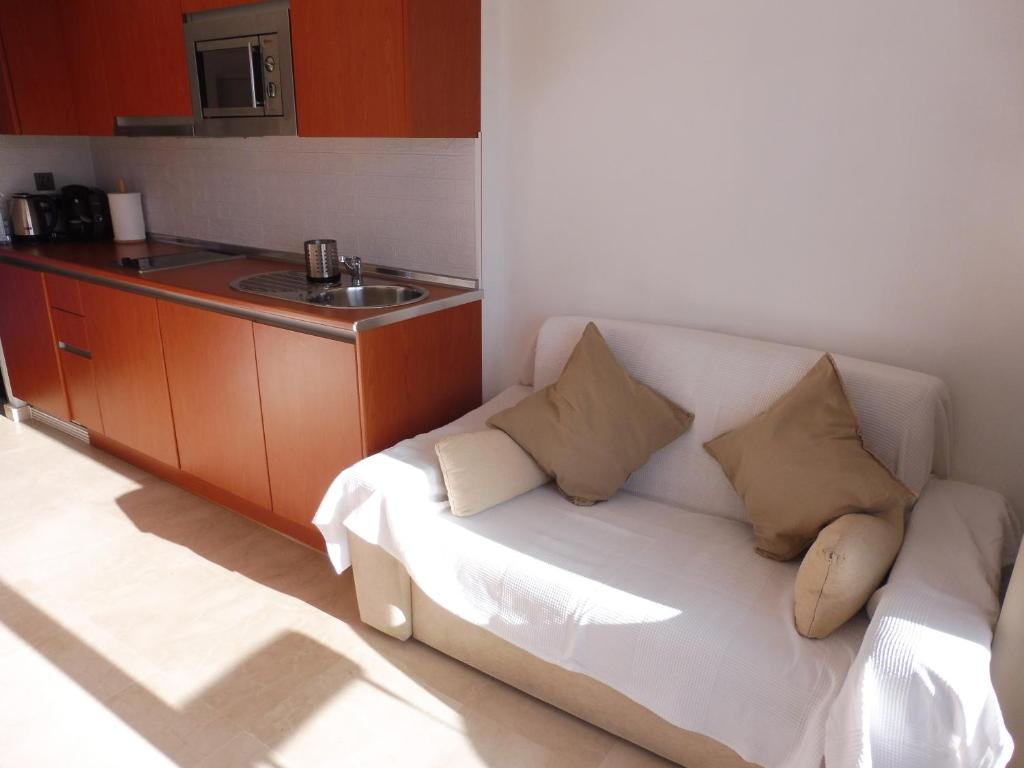 Kuchyň nebo kuchyňský kout v ubytování Apartamento Rocío