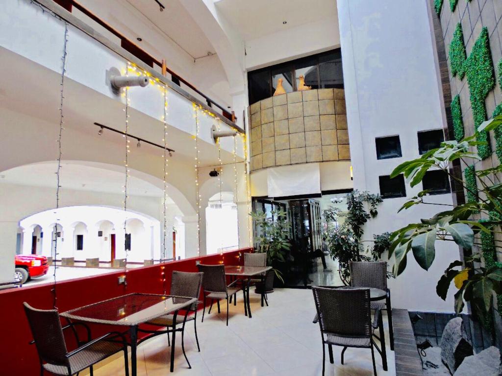Posezení v ubytování Hotel El Relicario
