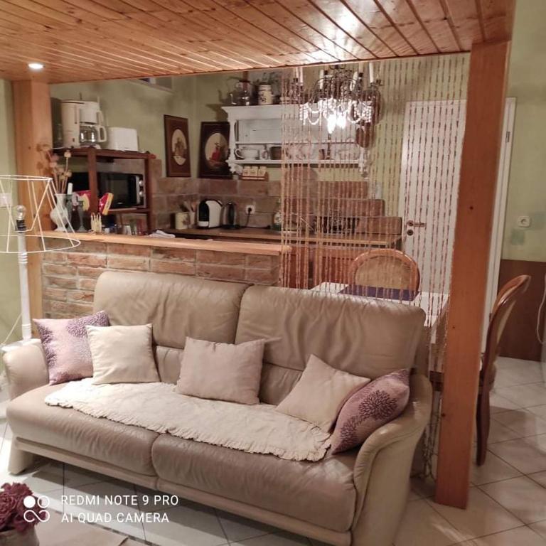 Posezení v ubytování Lavendel Apartman