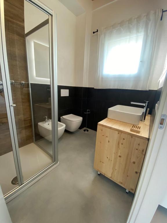 Koupelna v ubytování Olea b&b