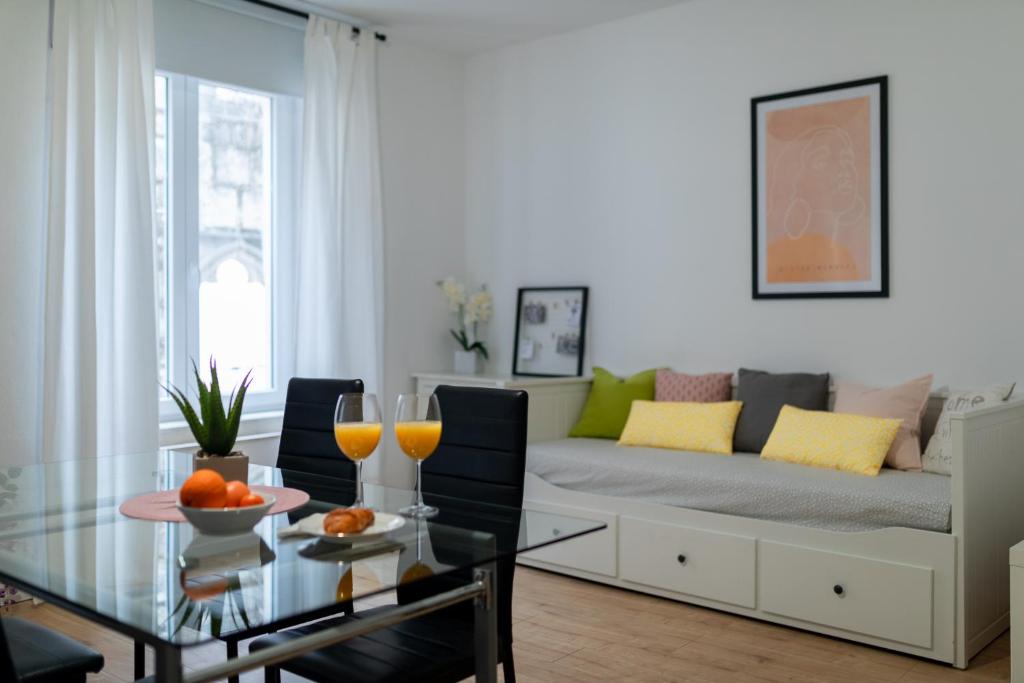 Część wypoczynkowa w obiekcie Apartment Brandesa