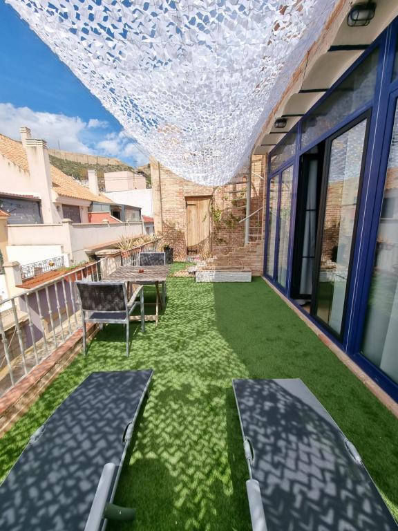 Bygningen som lejligheden ligger i