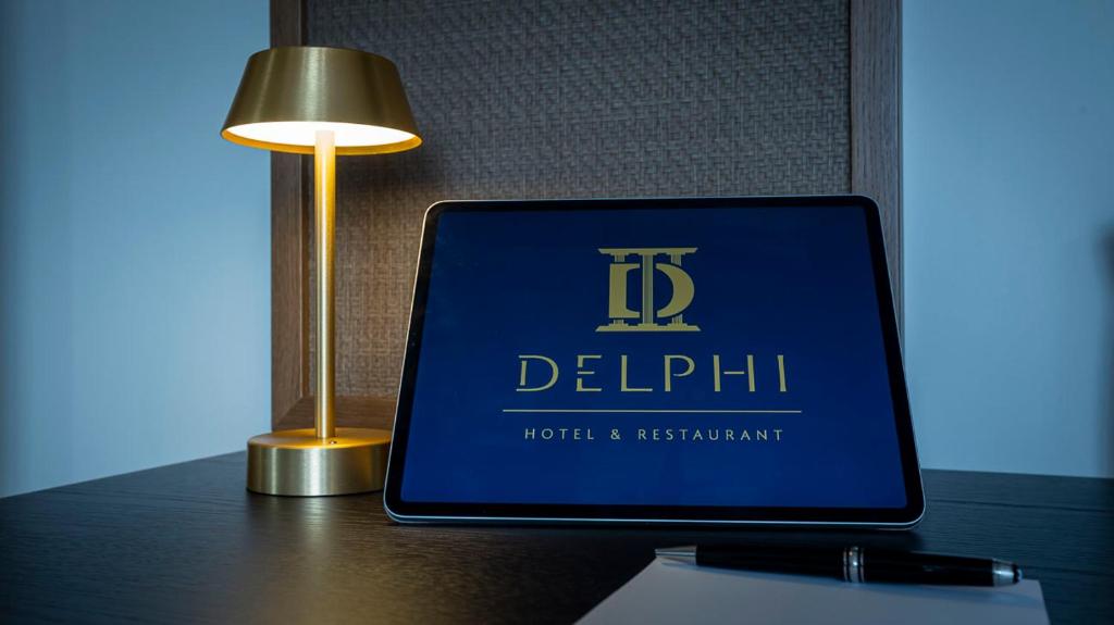 Certifikát, hodnocení, plakát nebo jiný dokument vystavený v ubytování Delphi Hotel & Restaurant