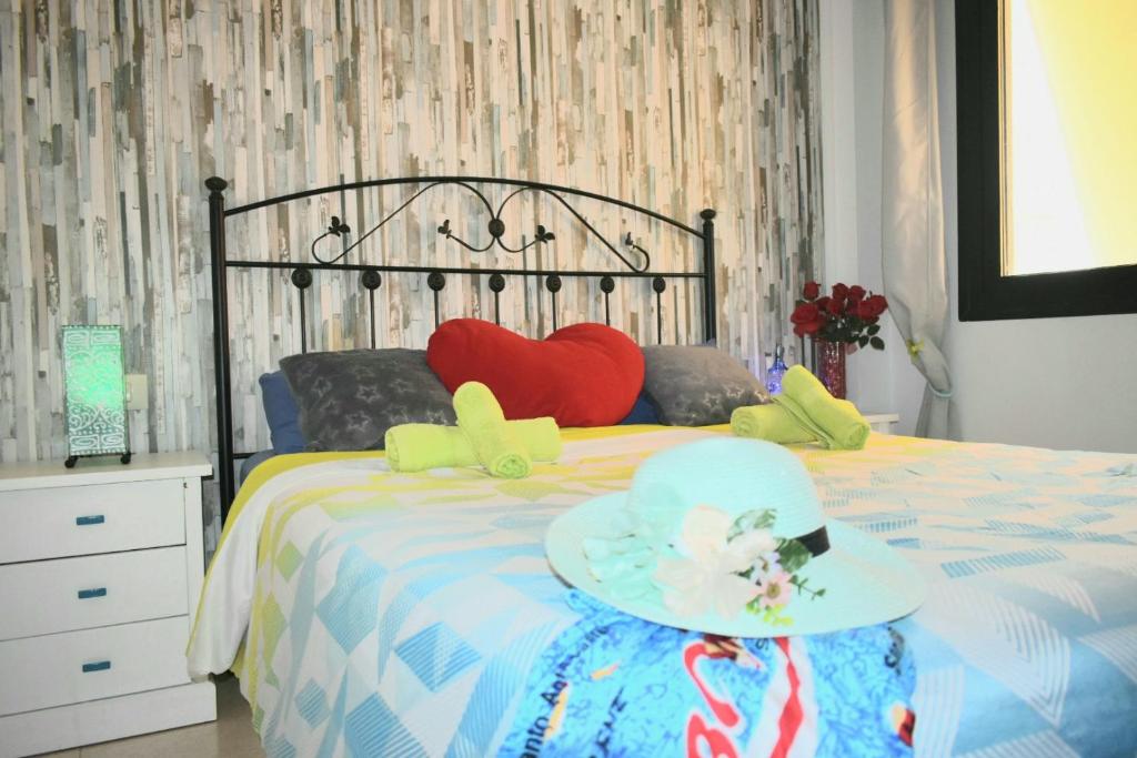 Posteľ alebo postele v izbe v ubytovaní Apartment Paraiso
