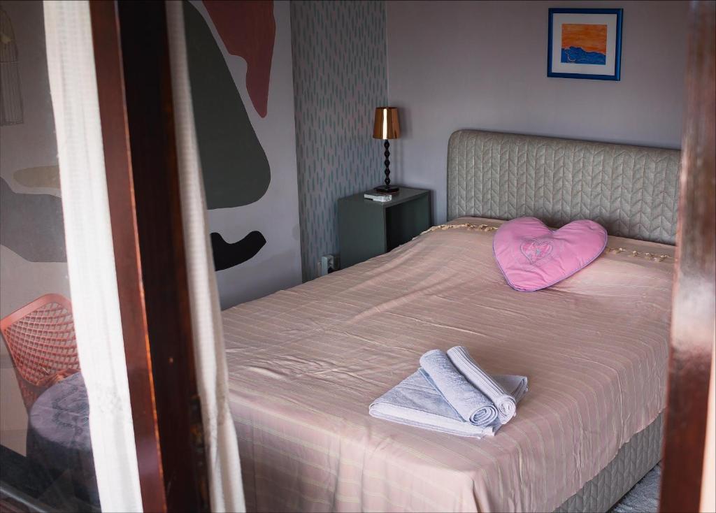 Postel nebo postele na pokoji v ubytování La Luna Hostel