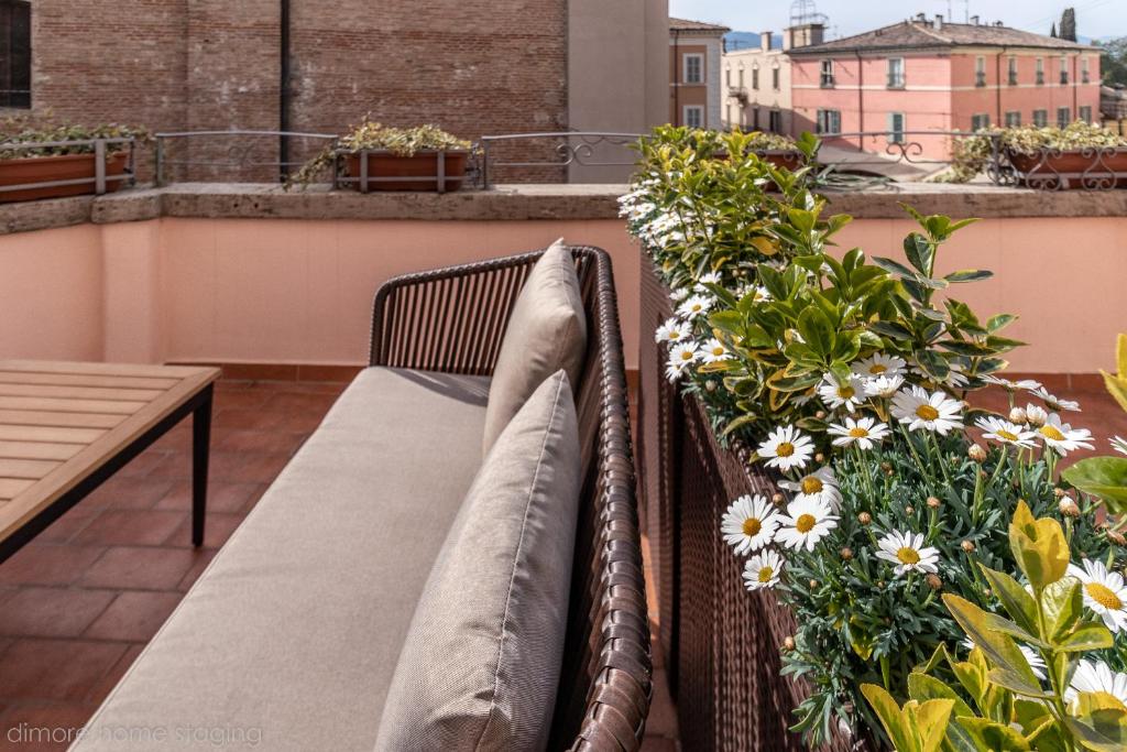 Balkon lub taras w obiekcie Casa Maghinardo