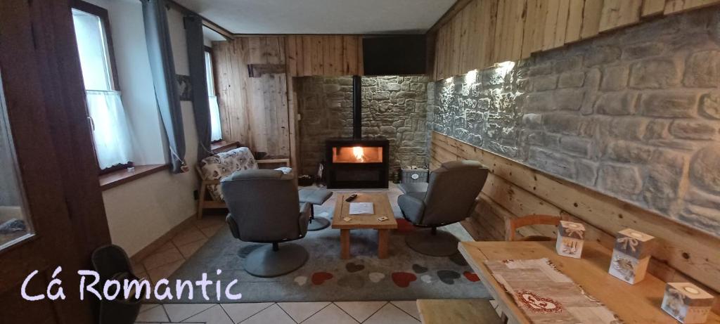 Posezení v ubytování Romantic Relax