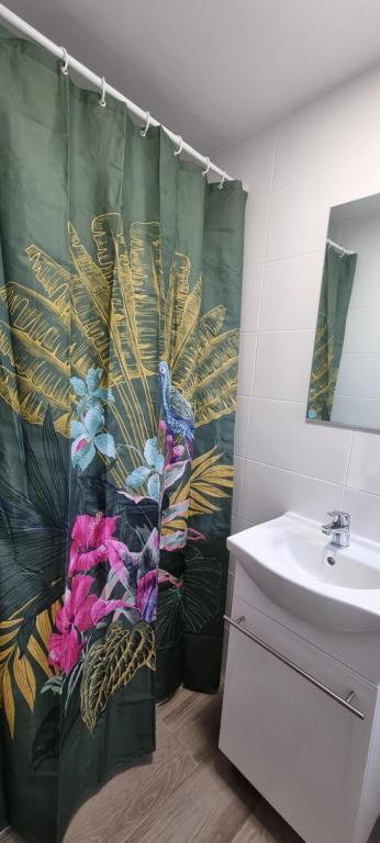 Koupelna v ubytování Hostal La Cabaña