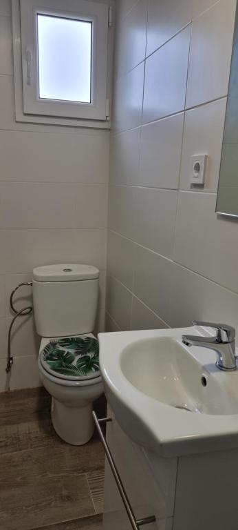 Koupelna v ubytování Hostal La Cabaña
