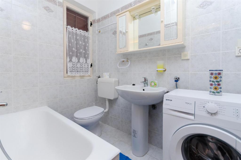 Koupelna v ubytování Apartments VESNA