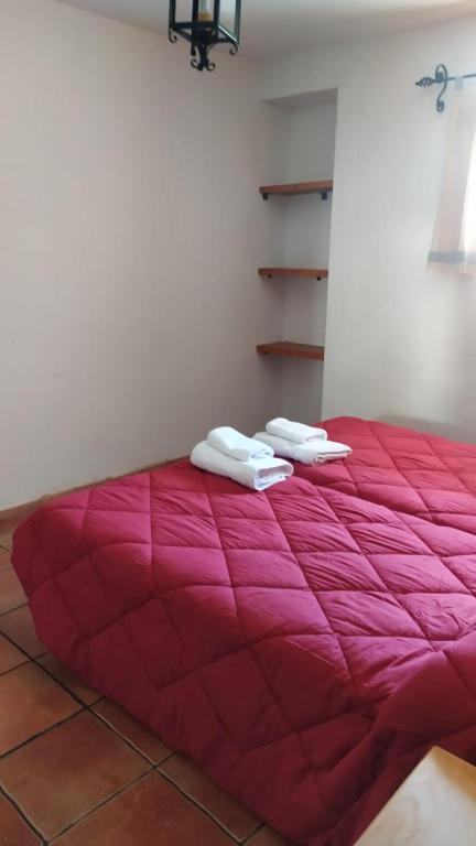 Posteľ alebo postele v izbe v ubytovaní Hacienda las zabalas