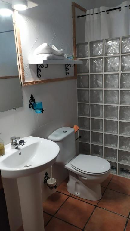 Kúpeľňa v ubytovaní Hacienda las zabalas