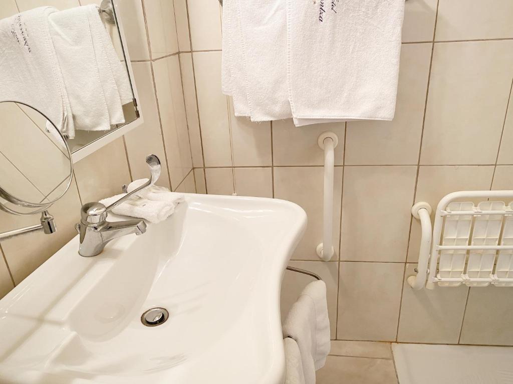 Koupelna v ubytování GLARENTZA