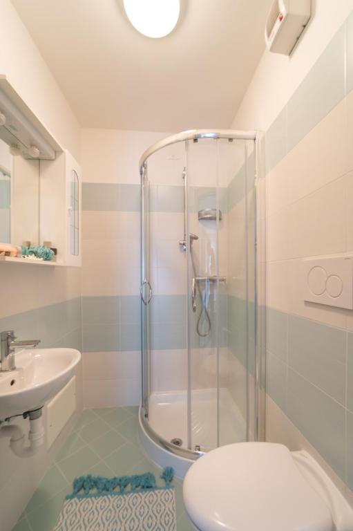 Koupelna v ubytování Residenza Monica
