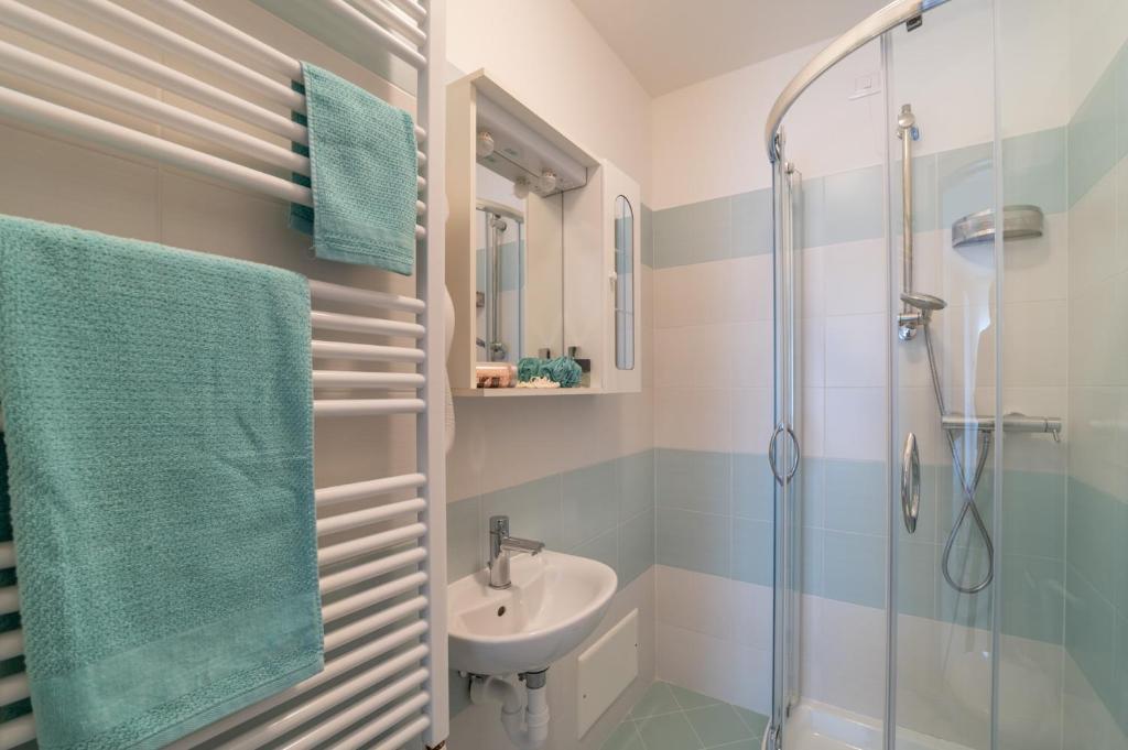 Koupelna v ubytování Residenza Monica