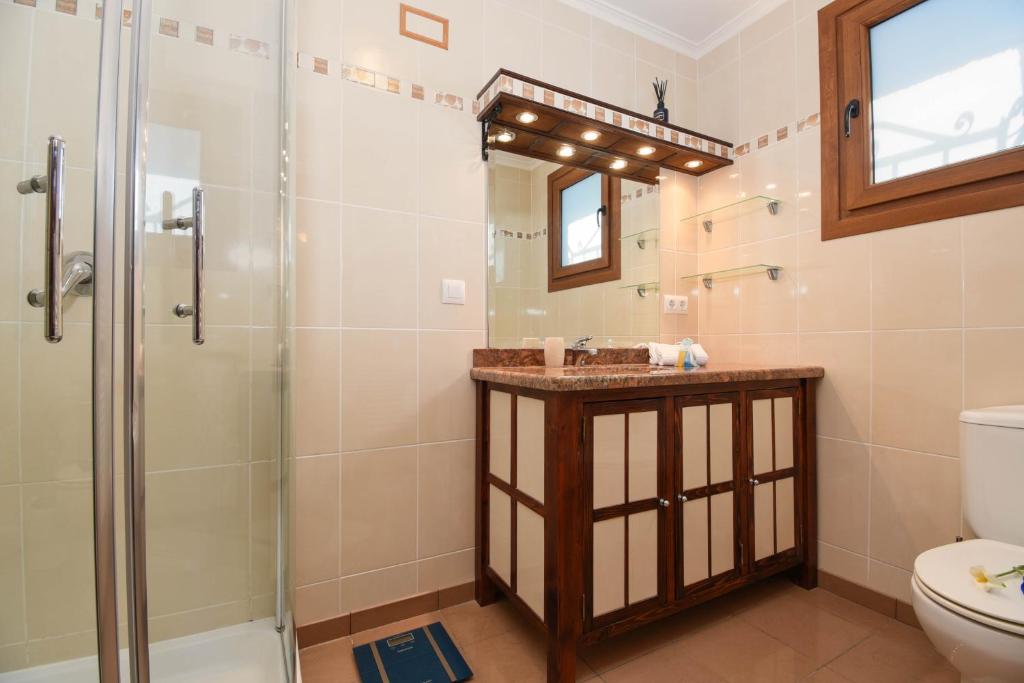 A bathroom at Las Macadas
