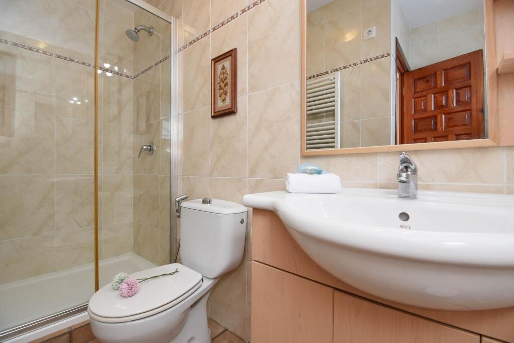 A bathroom at Las Macadas