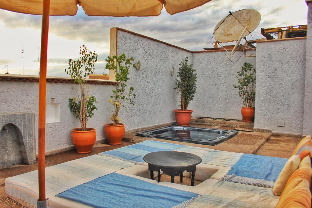 Patio nebo venkovní prostory v ubytování Riad Heva