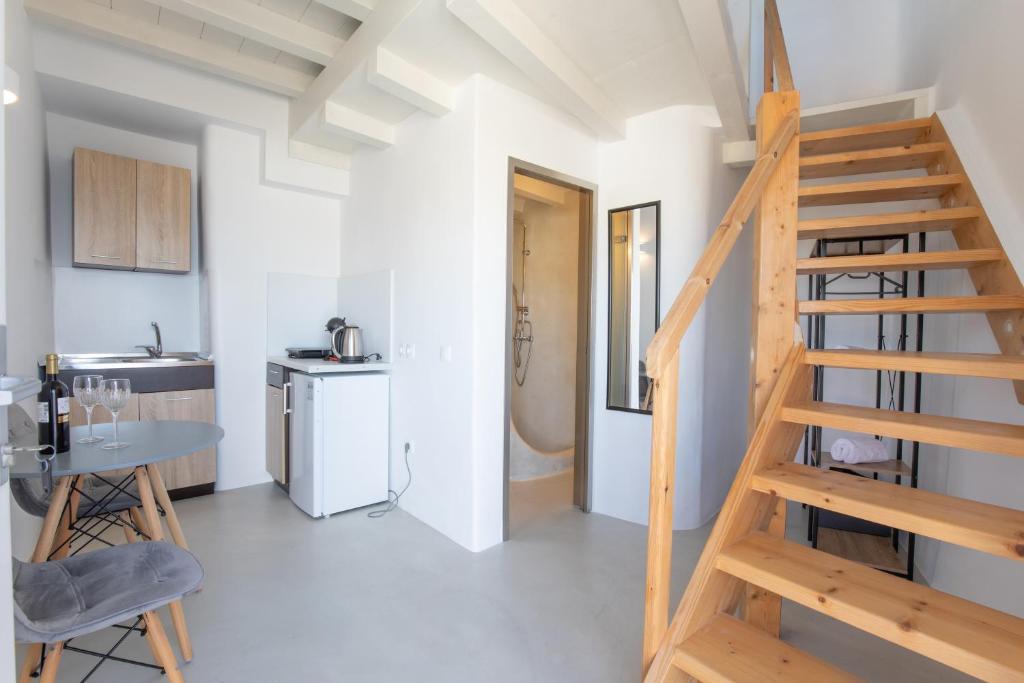 Kuchyň nebo kuchyňský kout v ubytování Crystal Suites