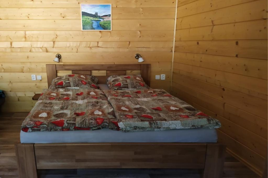 Postel nebo postele na pokoji v ubytování Penzion Rankl-Sepp