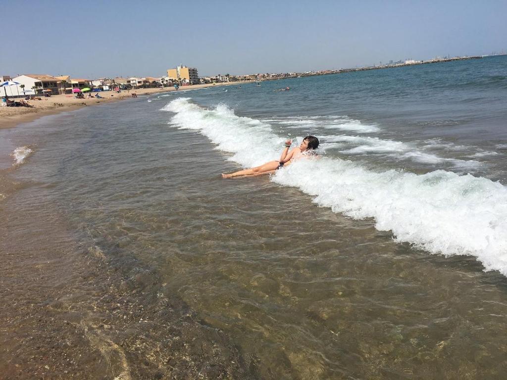 Apto con piscina en la playa cerca de VLC con AC, Puzol ...