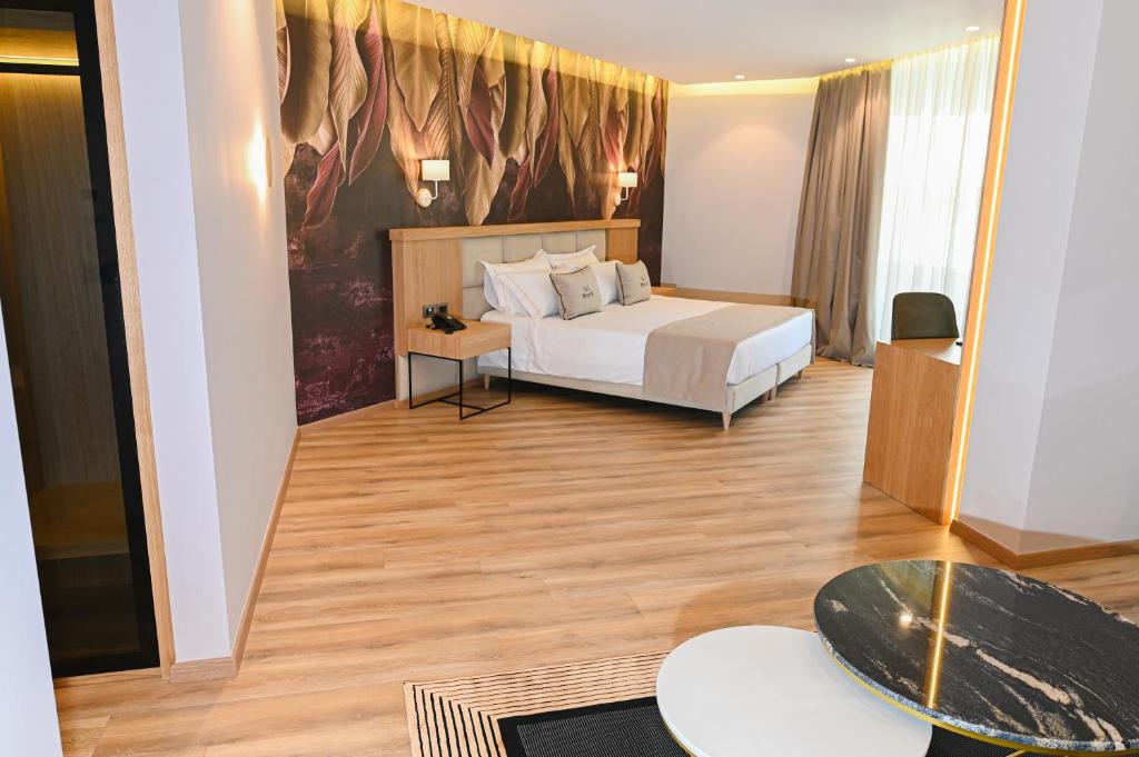 Postel nebo postele na pokoji v ubytování White Hill Hotel, SPA & Conferences