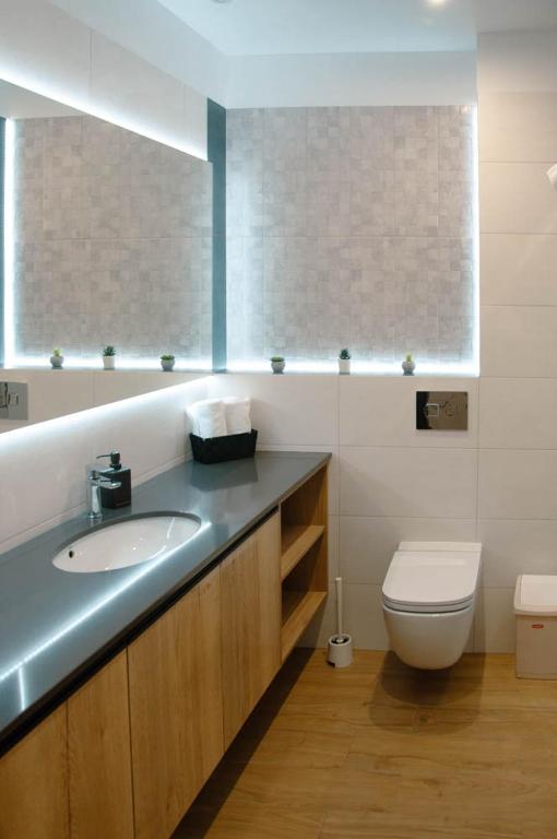 Koupelna v ubytování Topaz Apartamenty