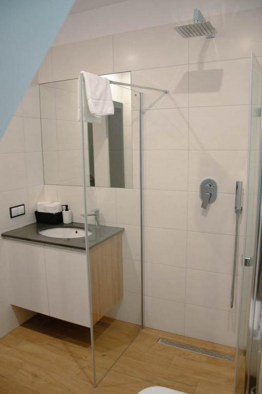 Koupelna v ubytování Topaz Apartamenty