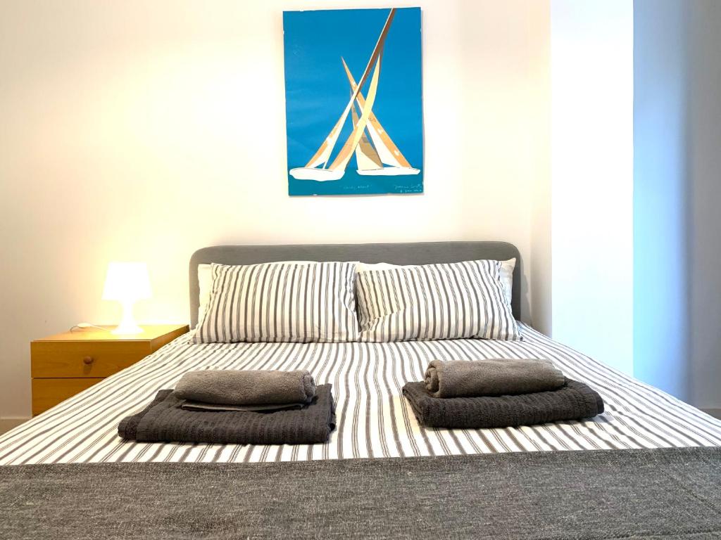 Postel nebo postele na pokoji v ubytování 2 Apartamento TERRAZA Free Wifi