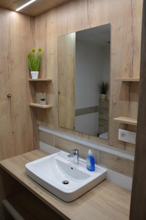 Koupelna v ubytování Visit sauna Klinovec