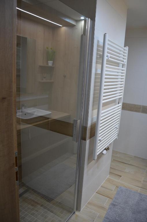 Koupelna v ubytování Visit sauna Klinovec