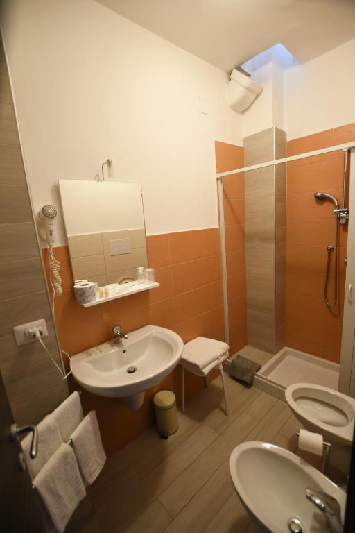 Koupelna v ubytování Bed and breakfast Coppadicuocobb