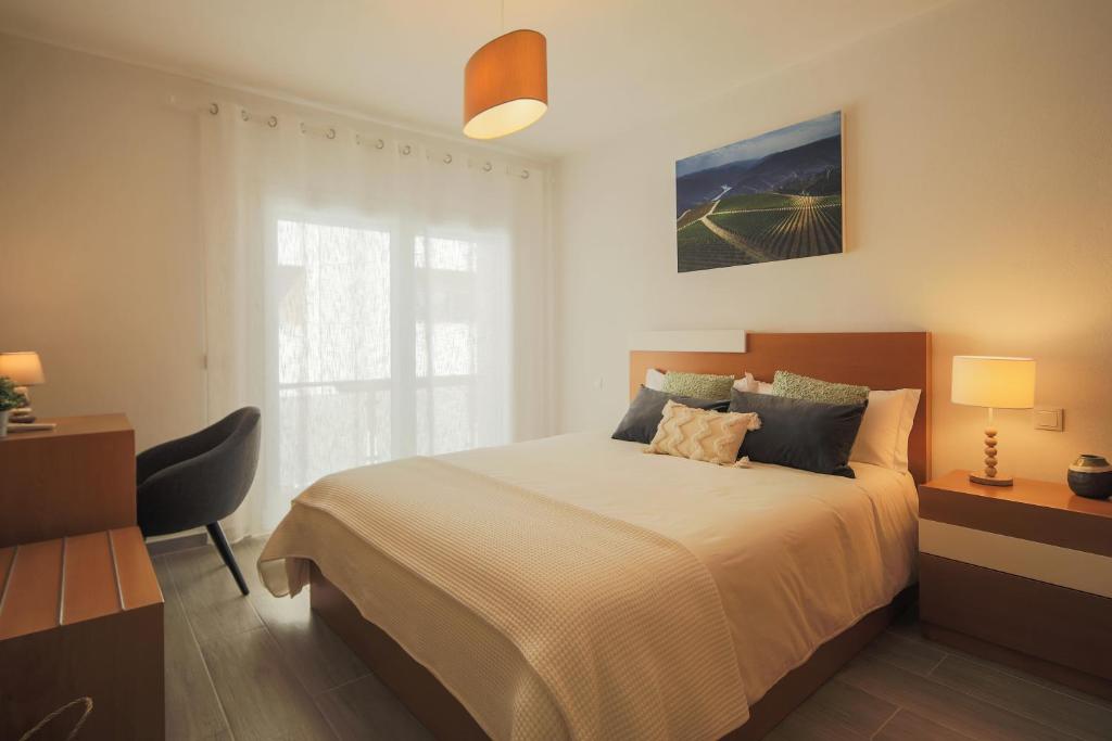 Llit o llits en una habitació de Casa dos 4 Caminhos - Guest House Douro
