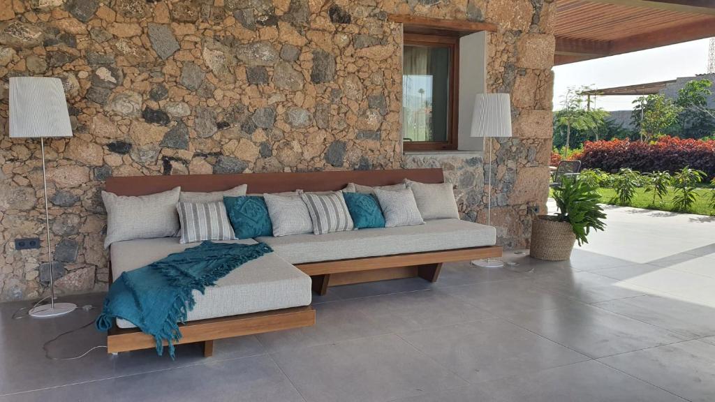 Posezení v ubytování Finca La Suerte Grande