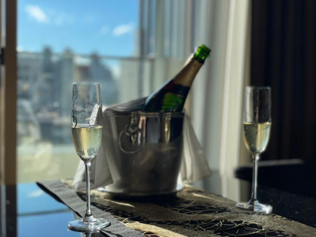 Nápoje v ubytování Hotel Alza Kyoto