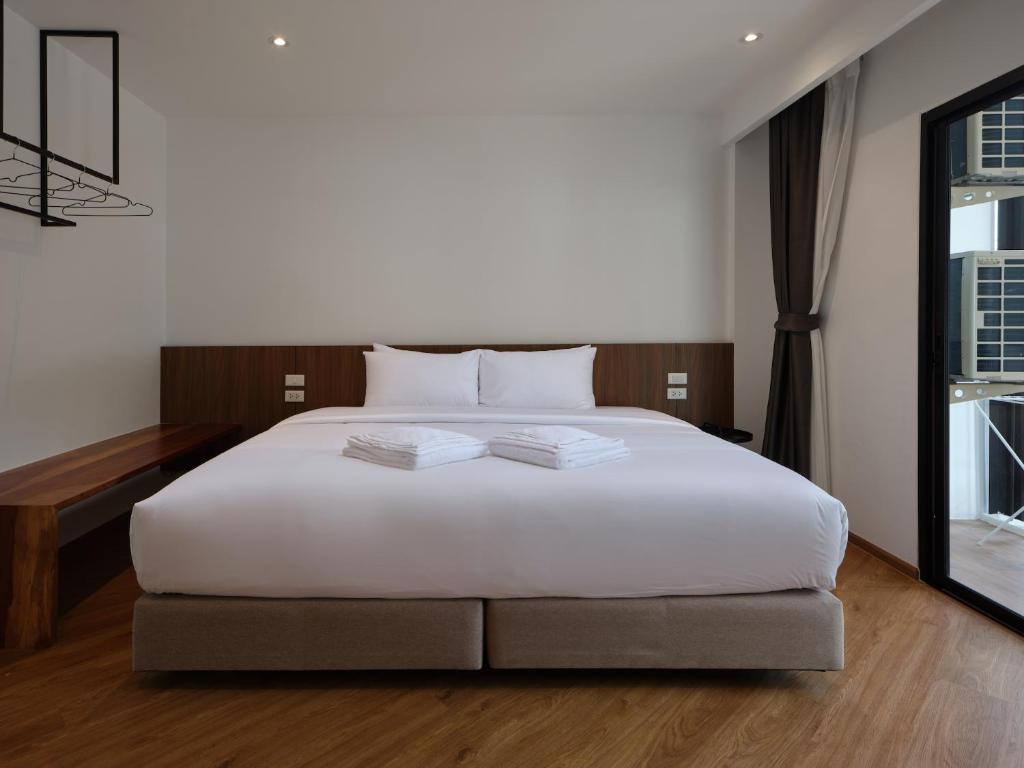 Postel nebo postele na pokoji v ubytování Casa de Yim, Eco Pool Villa