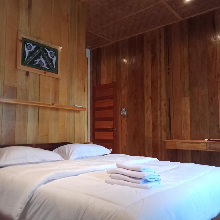 Postel nebo postele na pokoji v ubytování stay KULTURA