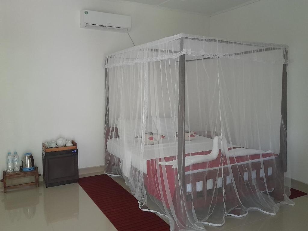 Postel nebo postele na pokoji v ubytování Yonara Green Rest