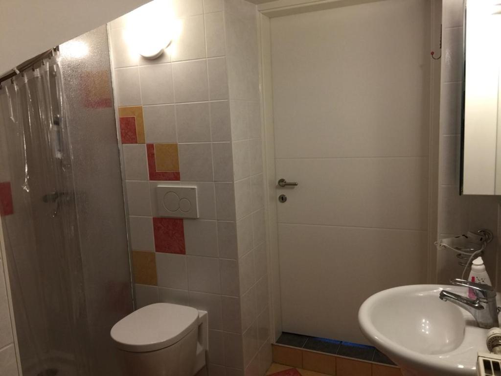 Kúpeľňa v ubytovaní Wein4tel-Apartments