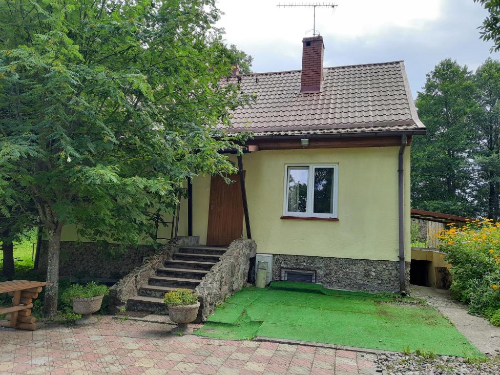Zahrada ubytování Stanica Wodna PTTK Sorkwity